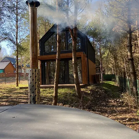 Domek Laba Chancza Nad Zalewem, Domek W Lesie Z Opcja Balii, Antresola Zyciny Exterior photo
